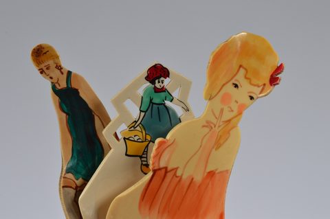 Ten plastic advertising and souvenir shoehorns