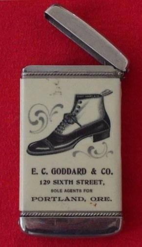 Whitehead Hoag Celluloid Adv Matchsafe