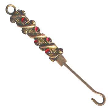 Jewel red hook 45deg transp