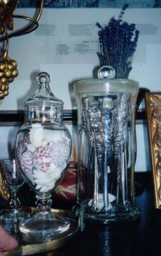 Glass Apothecary Display