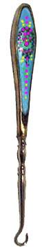 Blue Multicolor enamel transp