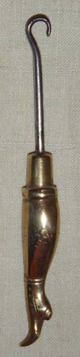 Figural Brass Leg 4.5 approx