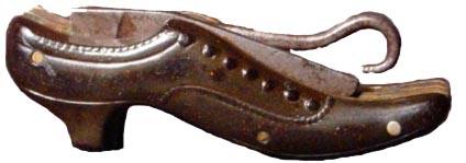 Figural Shoe penknife transp