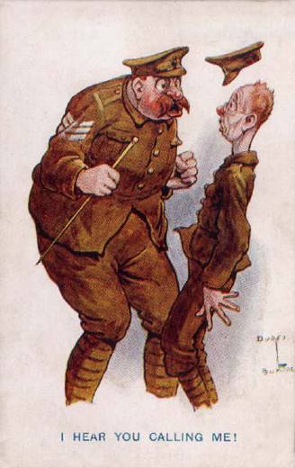 Threatening Sgt Artist Dudley Buxton Comique Series 1793