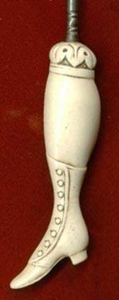 Figural Boot Leg detail