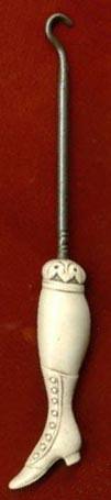 Figural Boot Leg white