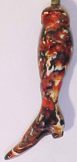 Figural Marbled Red