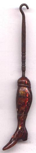 Figural Red Shoe almost 6in