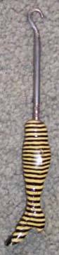 Figural striped leg 5.25in