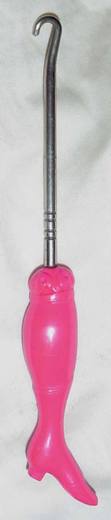 Fuschia Figural Plastic Leg