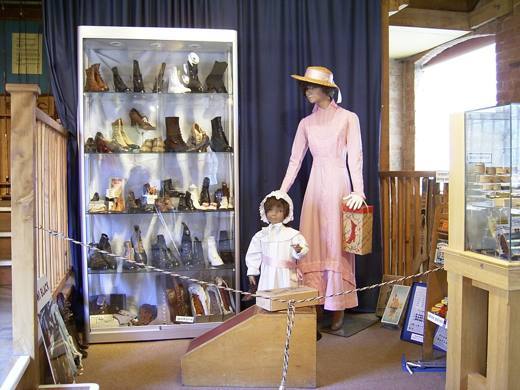 Redditch Exhibition show case shoe shop