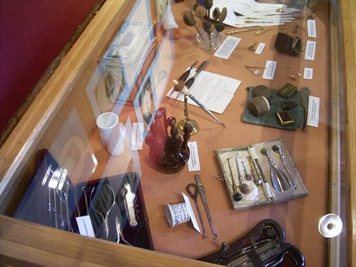Redditch Exhibition show case Corozo & misc hooks