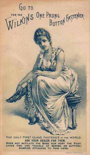 Button Fastener Advertisement bw