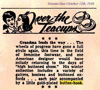 Buttonhook Revival TS 1948
