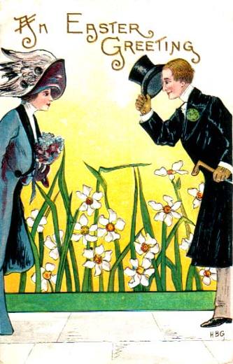 Easter Greeting pc 1911pu