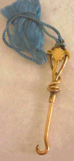 Gold Filigree Chatelaine