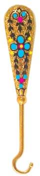 Gold and enamel transp
